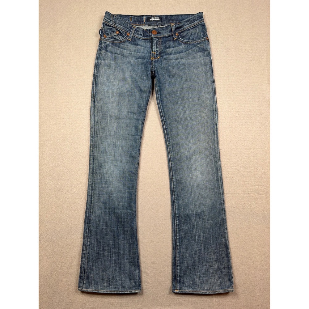 Vintage Y2K Rock & Republic Womens Low Rise Bootcut Jagger Jeans Size 29